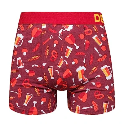 Imagen de Dedoles Calzoncillos Hombre y Chico Ropa Interior Algodón Boxer Muchos diseños Divertidos Dinosaurios Hockey Patos, Color: Naranja, diseño: Cerveza Barbacoa (bóxers Ajustados), tamaño: 2XL