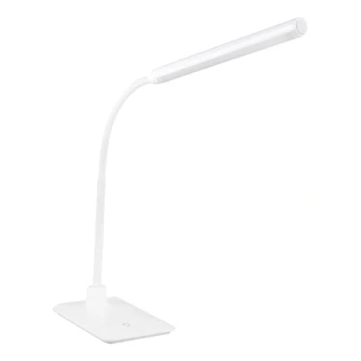 Imagen de PURElite Lámpara de ocio con luz natural LED flexible mesa y escritorio, 4 ajustes brillo color, bombillas para leer, coser, manualidades Blanco