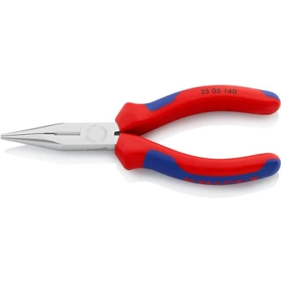 Imagen de Knipex Alicate de montaje (alicate radio) cromado, con fundas multicomponentes 140 mm 25 05