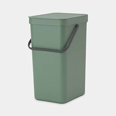 Imagen de Brabantia Cubo de Basura 16L Acero inoxidable Verde Abeto