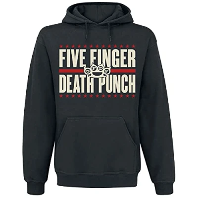 Imagen de Five Finger Death Punch Punchagram Hombre Sudadera con Capucha Negro L