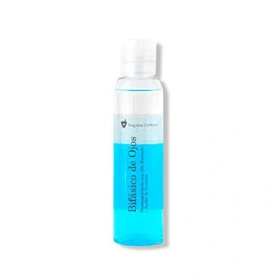 Imagen de Desmaquillante de Ojos Bifásico 125ml con Manzanilla Ojos, Labios y Pestañas Elimina todo tipo maquillaje, Waterproof Limpieza Facial Efecto calmante Anti irritante Magister Formula