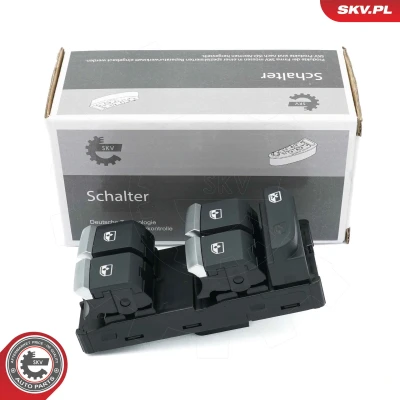 Imagen de ESEN SKV 37SKV480 Interruptor, elevalunas lado del conductor AUDI: A4 B9 Berlina, Avant