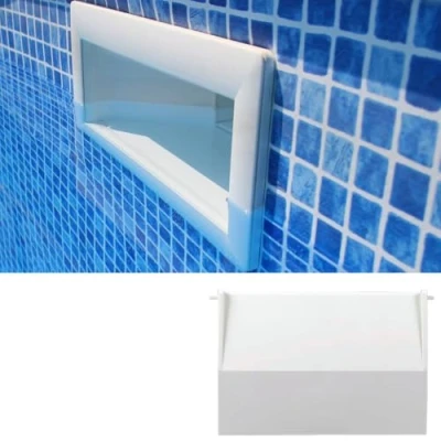 Imagen de Galyon Compuerta Skimmer con bisagra Color Blanco Recambio Original para de 15 litros 19,5 x 13,5 cm