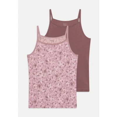 Imagen de Name it Nkfstrap Flower 2 PACK Camiseta interior para niños, Talla: 13 14a, Mauve shadows