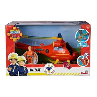 Imagen de Simba 109251002038 Helicóptero Wallaby 1 Funciones de Sonido y luz Figura + Accesorios incluidos Pilas Incluidas a Partir 3 años