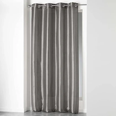 Imagen de Douceur d ‘Intérieur Cortina con Ojales, poliéster 140 x 240 cm., cerámica, Perla, 140x1x240 cm