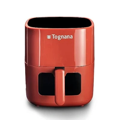 Imagen de Tognana Iridea, Freidora de aire 5,5 L concontenedor y pantalla digital, rojo manzana