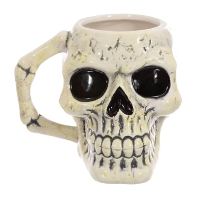 Imagen de Puckator Taza de café cerámica con forma calavera antigua, accesorios divertidos para el hogar, bonitos regalos novia, tazas grandes hombres y mujeres, bebidas calientes, lindas tazas,