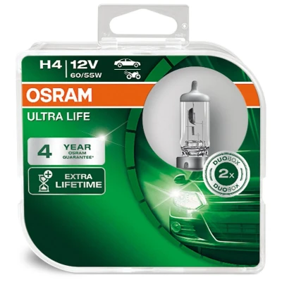 Imagen de OSRAM 64193ULT HCB Lámpara, faro de carretera H4 12V 60/55W 3200K Halógena VOLKSWAGEN: Multivan 5 (7HM, Beetle Hatchback, Caddy 3, SEAT: Ibiza 3
