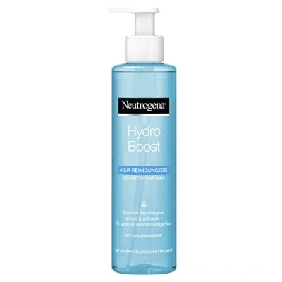 Imagen de Neutrogena Hydro Boost Gel limpiador facial Aqua con glicerina y hialurón, 200 ml