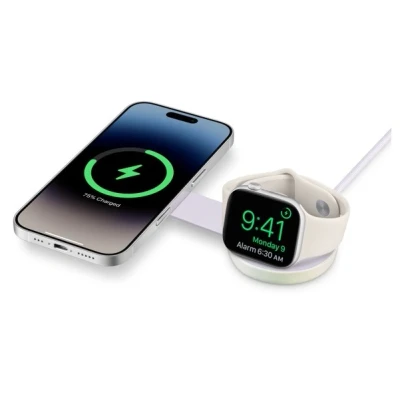Imagen de Twelve South ButterFly SE 2 in 1 Qi2 Wireless Charger White