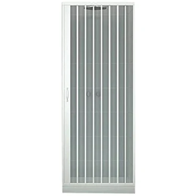 Imagen de Puerta de ducha plástico PVC, mod.Vergine con apertura lateral, blanco