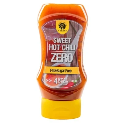 Imagen de Salsa Rabeko Zero pimiento dulce y picante, 1 x 350 ml sin azúcar baja en grasas productos saludables bajos carbohidratos con menos calorías grasa para ensaladas