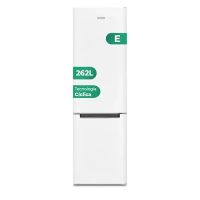 Imagen de Frigorífico combinado Svan Cíclico E 180cm 55cm 56cm Blanco Manual