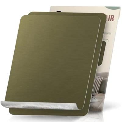 Imagen de Parches de tela autoadhesiva, 23 x 28 cm, 2 unidades, lona verde, impermeable, parche autoadhesivo para sofá, tienda campaña, muebles, asiento coche