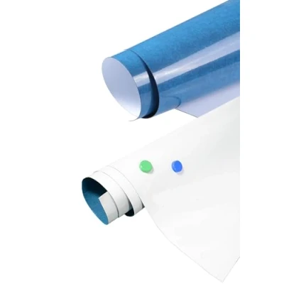 Imagen de 2pz 120cm x 90cm Lámina Ferrosa para Imanes, Autoadhesivo, Escribir y Borrar, de Hierro Pizarra Magnética, Creación Tableros Magnético, Blanca Adhesiva, Blanca, TKD9020 2X