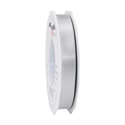 Imagen de Prasent C.E. Pattberg Rollo de Cinta Doble Cara Satinado 15 mm x 25 m, Color Plata