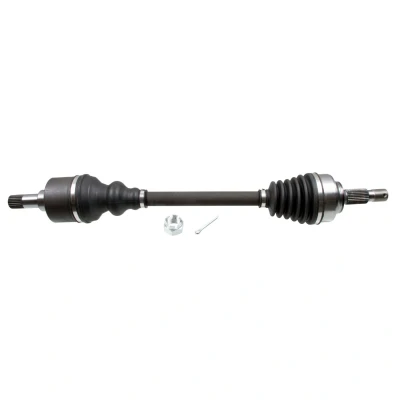 Imagen de FEBI BILSTEIN 182966 Árbol de transmisión Eje delantero, izquierda con pasador aletas tuerca PEUGEOT: 407 Berlina, Expert II Tepee