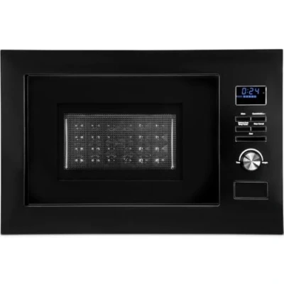 Imagen de Bomann® 3en1 microondas integrado grill + convección 25L cámara de cocción 8 programas automáticos plato giratorio (Ø 27 cm) 900W MWG 3001 H EB negro mate