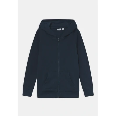 Imagen de Name it Nkmnesweat CARD HOOD Sudadera con cremallera para niños, Talla: 13 14a, Dark sapphire