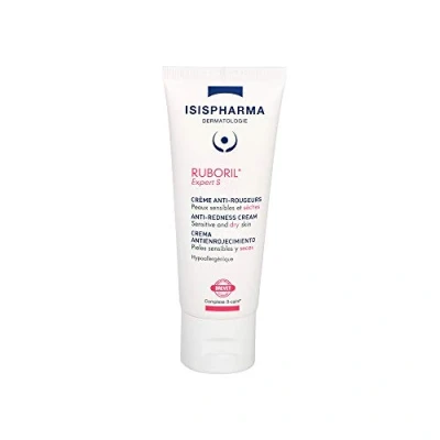 Imagen de ISISPHARMA RUBORIL Expert S Gel Crema Calmante Anti Rojeces 40 ml Piel Seca y Sensible Manteca de Karité, Aceite Camelina Sin perfume Productos franceses dans nos Laboratoires