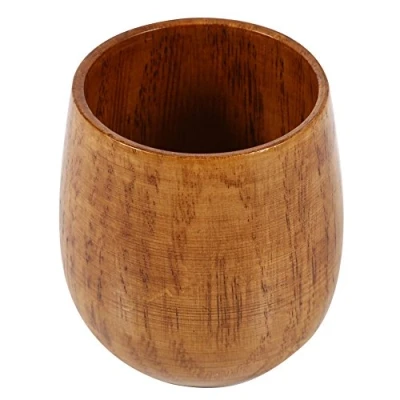 Imagen de Copa de Madera Primer Nivel Natural Hecho a Mano Taza café Tazas té Decorativas Regalo clásico Premium (Style : #1)