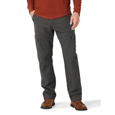 Imagen de Wrangler Authentics Pantalones Forrados para Hombre con Forro Polar y Mit Casuales futter, Sarga Antracita, 32W/30L