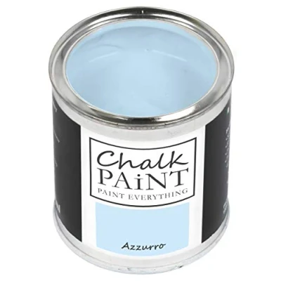 Imagen de Chalk Paint Everything® Pintura tiza Azzurro vuelva a dar color fácilmente todo tipo de material sin lijar (250 ml)