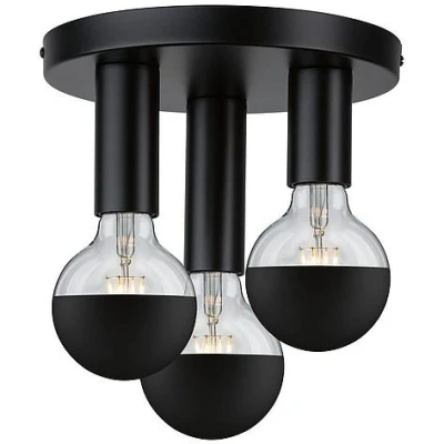Imagen de Paulmann Skogen lámpara de techo negro 3 luces