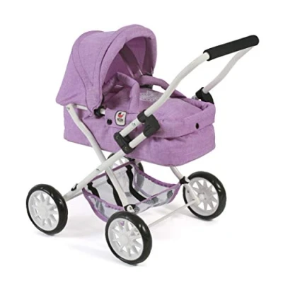 Imagen de Bayer Chic 2000 Cochecito de muñecas, Color Melange Lila (555 35)