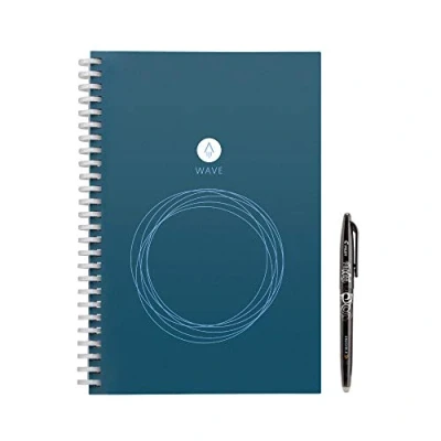 Imagen de Libreta inteligente Wave de Rocketbook, color azul Executive