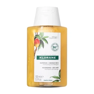 Imagen de Klorane nourishing shampoo with mango butter 100 ml