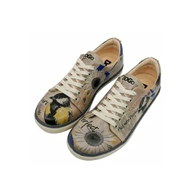 Imagen de DOGO Sneakers, Zapatilla de Deporte Mujer, Beige, 37 EU
