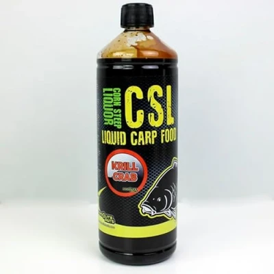 Imagen de CSL Pro Elite Baits Liquid Carp Food Licor de maiz atrayente para Pesca Peces Grandes (Krill&amp;Crab)