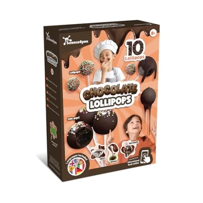Imagen de Science4you Chocolate Chupachús para Niños Juego de Chocolatería Hacer Tus Propias y Cakepops, Kit Cake Pops, Caja Regalo Dulce Niñas 8 9 10 11+ Años