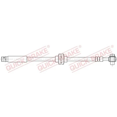 Imagen de QUICK BRAKE 50.206X Latiguillos de Freno 487 M10x1