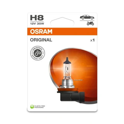 Imagen de OSRAM ORIGINAL LINE 12V, H8, lámpara de faro halógena, Blíster individual (1 lámpara)