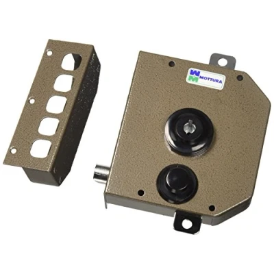 Imagen de Mottura Cerradura triple con medio giro Bomba cilindro de 30 mm diámetro longitud externa 50