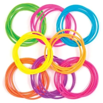 Imagen de Baker Ross Pulseras Flexibles (Pack de 40) Que los niños Pueden Llevar Bolsas Sorpresa o como Regalo para