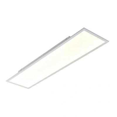 Imagen de Lindby panel LED Quais, 30 x 120 cm, blanco, aluminio, 4.000K