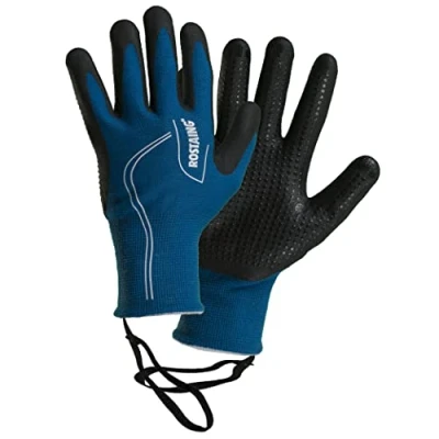 Imagen de ROSTAING Guantes CANADA Par de Trabajo Táctiles para Trabajos Precisión en Ambientes Fríos Abrasivos y Manipulación finos cálidos Azules