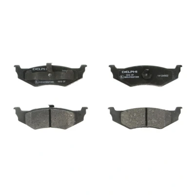 Imagen de DELPHI LP1515 Juego de pastillas freno no preparado para indicador desgaste Chapa antichirridos sin accesorios CHRYSLER: Sebring II Cabrio