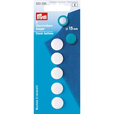 Imagen de Prym Botones de cubierta plástico (15 mm) 1 unidad