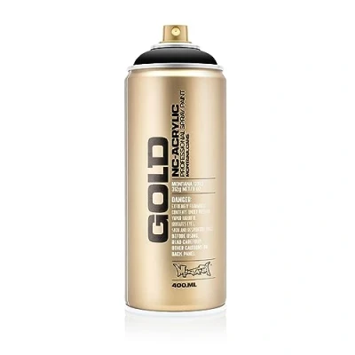 Imagen de Montana Cans 285783 Spray 400 ml de oro shock Colors, gld400 S9000 Black
