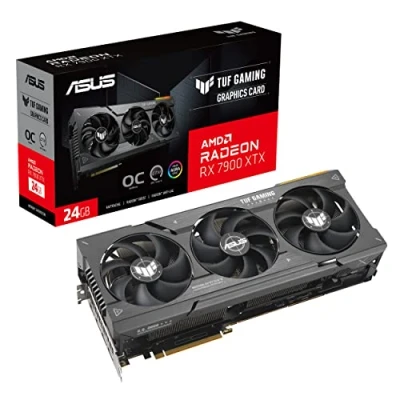 Imagen de ASUS TUF Gaming Radeon RX 7900 XTX OC Edition 24GB GDDR6 Tarjeta Gráfica (PCIe 4.0, HDMI 2.1a, DisplayPort 2.1)