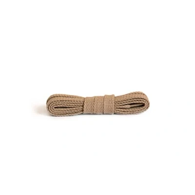 Imagen de Kaps cordones planos, de algodón 100%, hechos en Europa, 1 par, muchos colores y longitudes (90 cm 5 a 6 pares ojales / 10 beige)