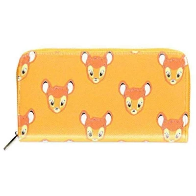 Imagen de Disney Bambi Purse All Over Print Producto Oficial de Disney, Color marrón, con Cremallera