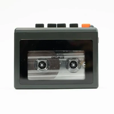 Imagen de Reproductor de Cintas Portátil Casetes Audio para Reproducción y Grabación B 1000EW