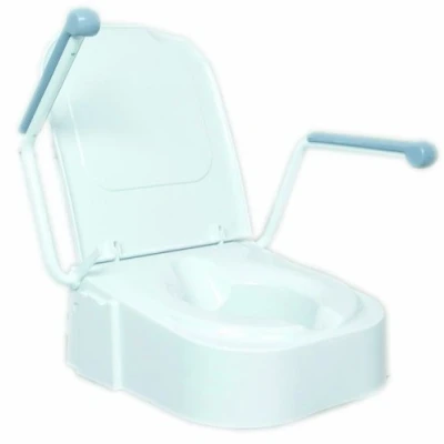 Imagen de NRS Healthcare Asiento elevado para inodoro con reposabrazos